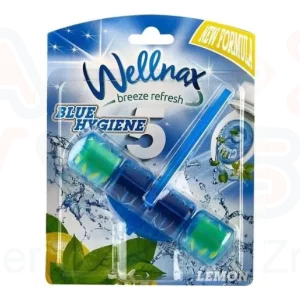 Wellnax WC Frissítő Block Blue 50 g Citrom